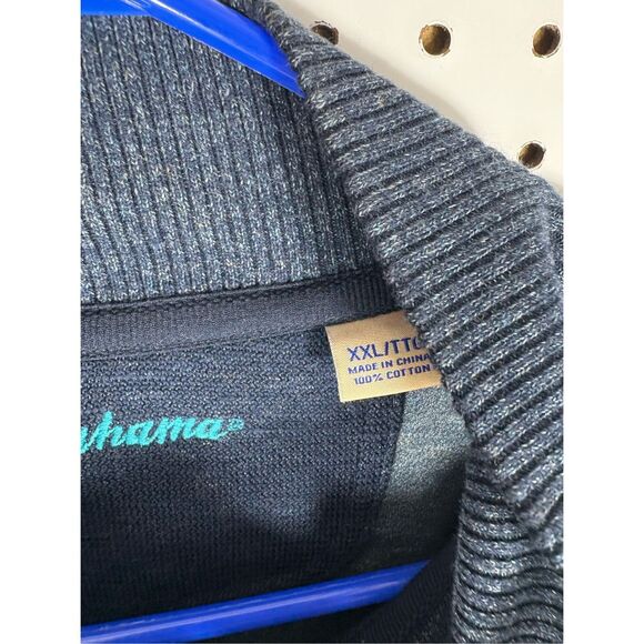 Tommy Bahama Zip up Sweater Jacket Size XXL - Picture 6 of 7